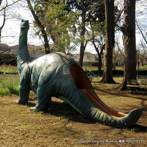 三里塚第一公園（千葉県成田市）【恐竜公園・博物館・恐竜展の訪問記】　前回の訪問から7年。元気な恐竜に再会！　あれ、プラテオサウルスだった！？