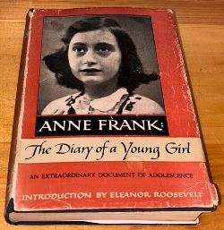 1952 年初版 1952 1st Ed., Anne Frank Diary of a Young Girl, Anne Frank, DJ